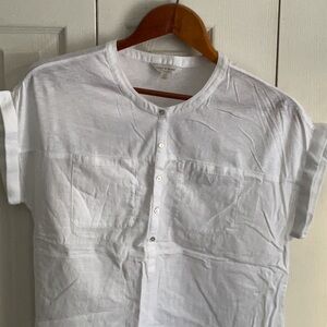 Lucky Brand White Short Sleeve Tee